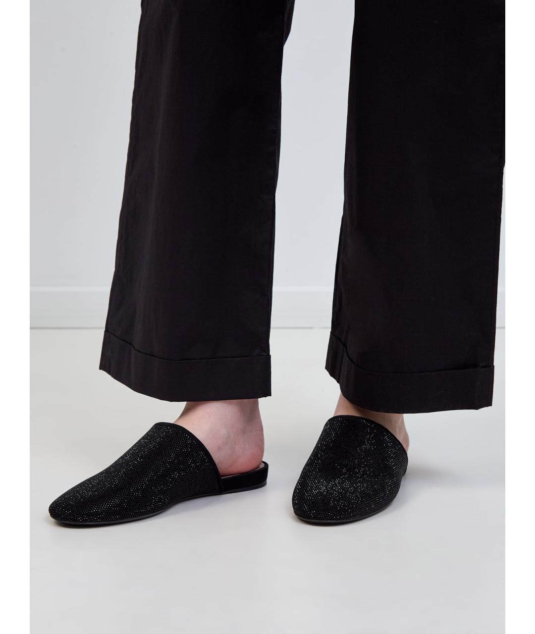 PREMIATA Черные кожаные мюли, фото 2