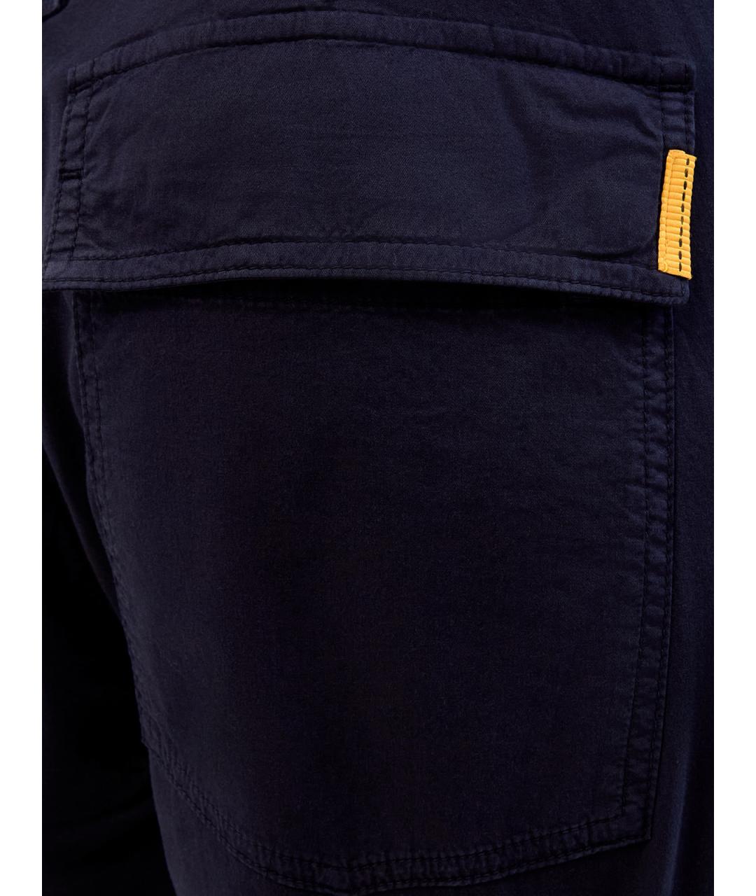 PARAJUMPERS Синие хлопковые повседневные брюки, фото 5