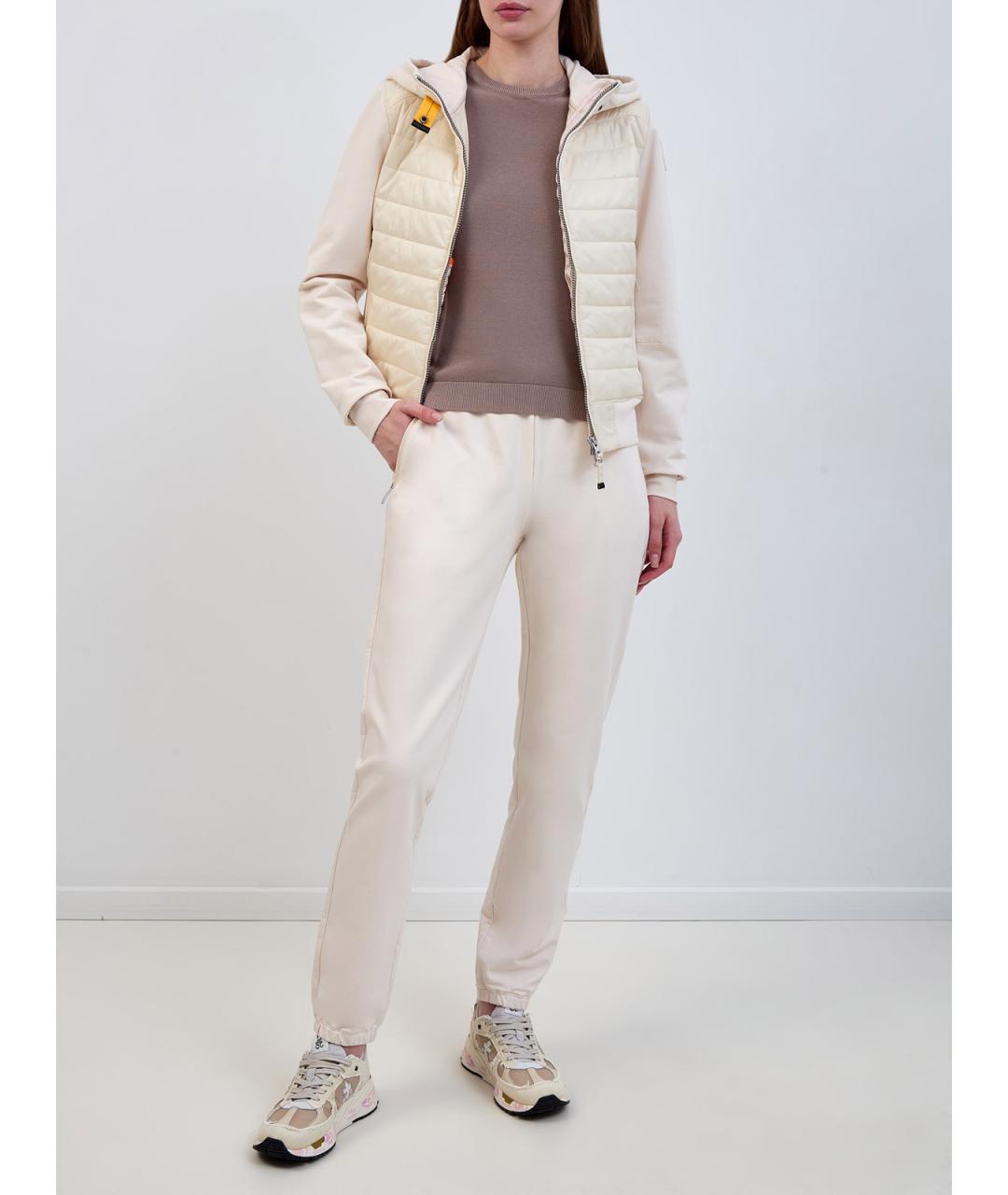 PARAJUMPERS Коричневая хлопковая майка, фото 2