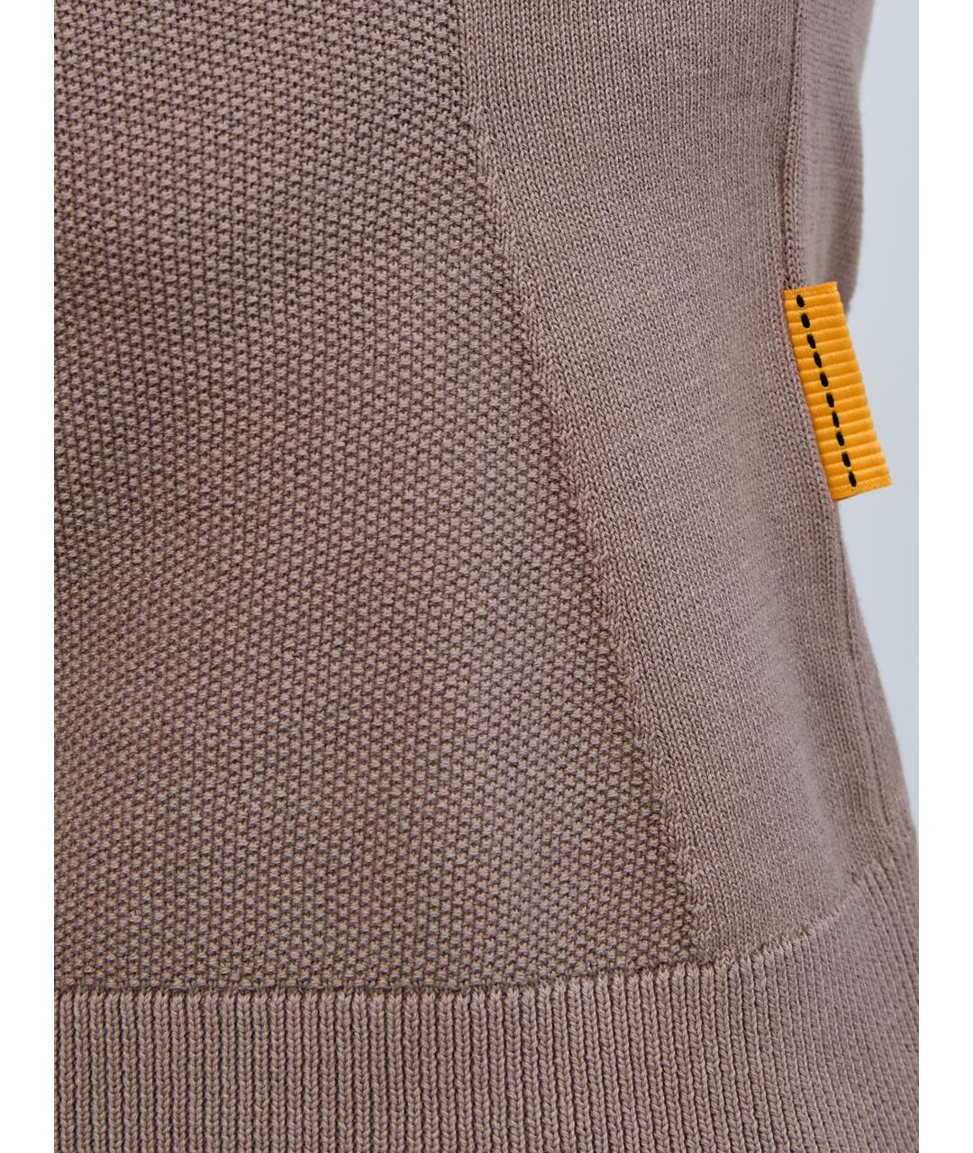 PARAJUMPERS Коричневая хлопковая майка, фото 5
