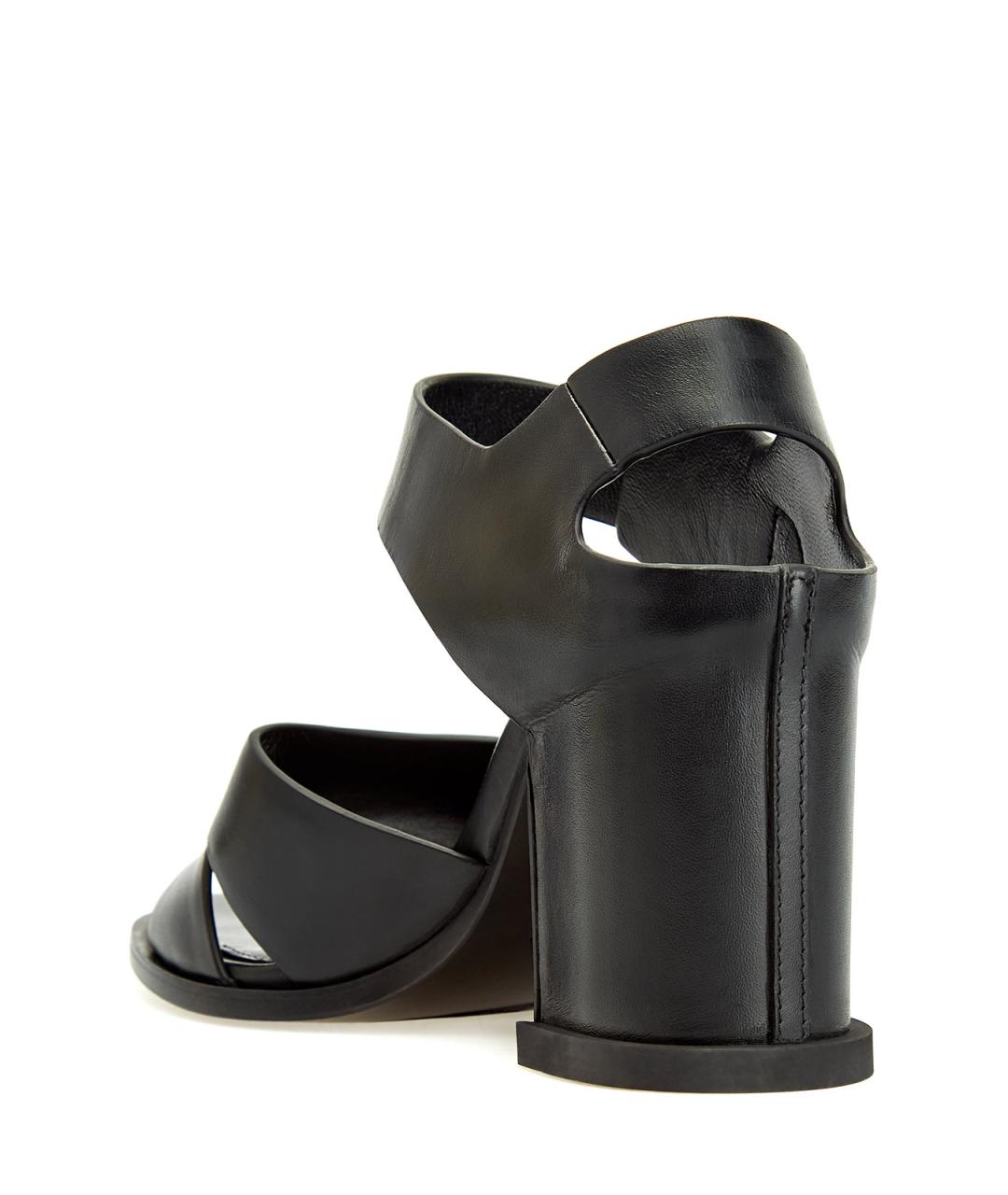 PREMIATA Черные кожаные босоножки, фото 4