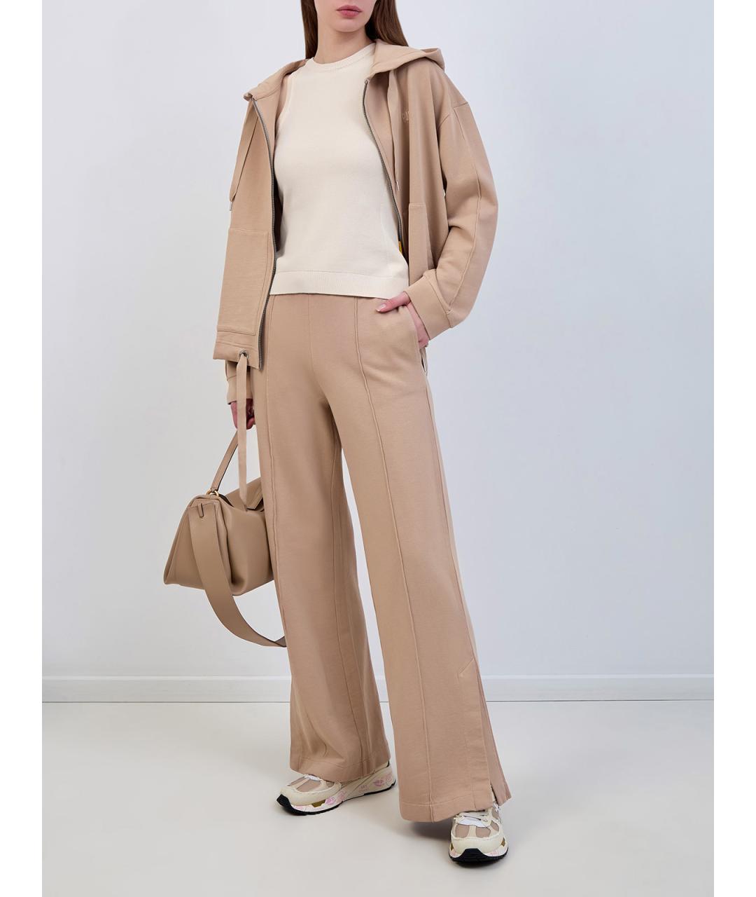 PARAJUMPERS Бежевая хлопковая майка, фото 2