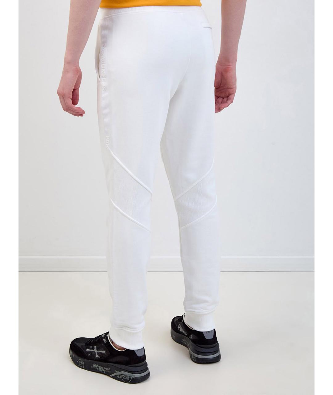 PARAJUMPERS Белые хлопковые повседневные брюки, фото 4
