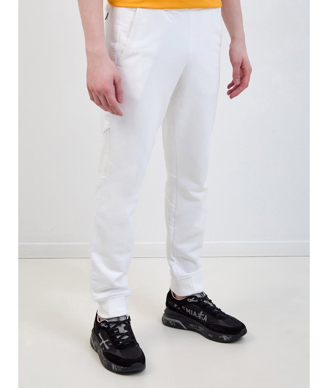 PARAJUMPERS Белые хлопковые повседневные брюки, фото 3