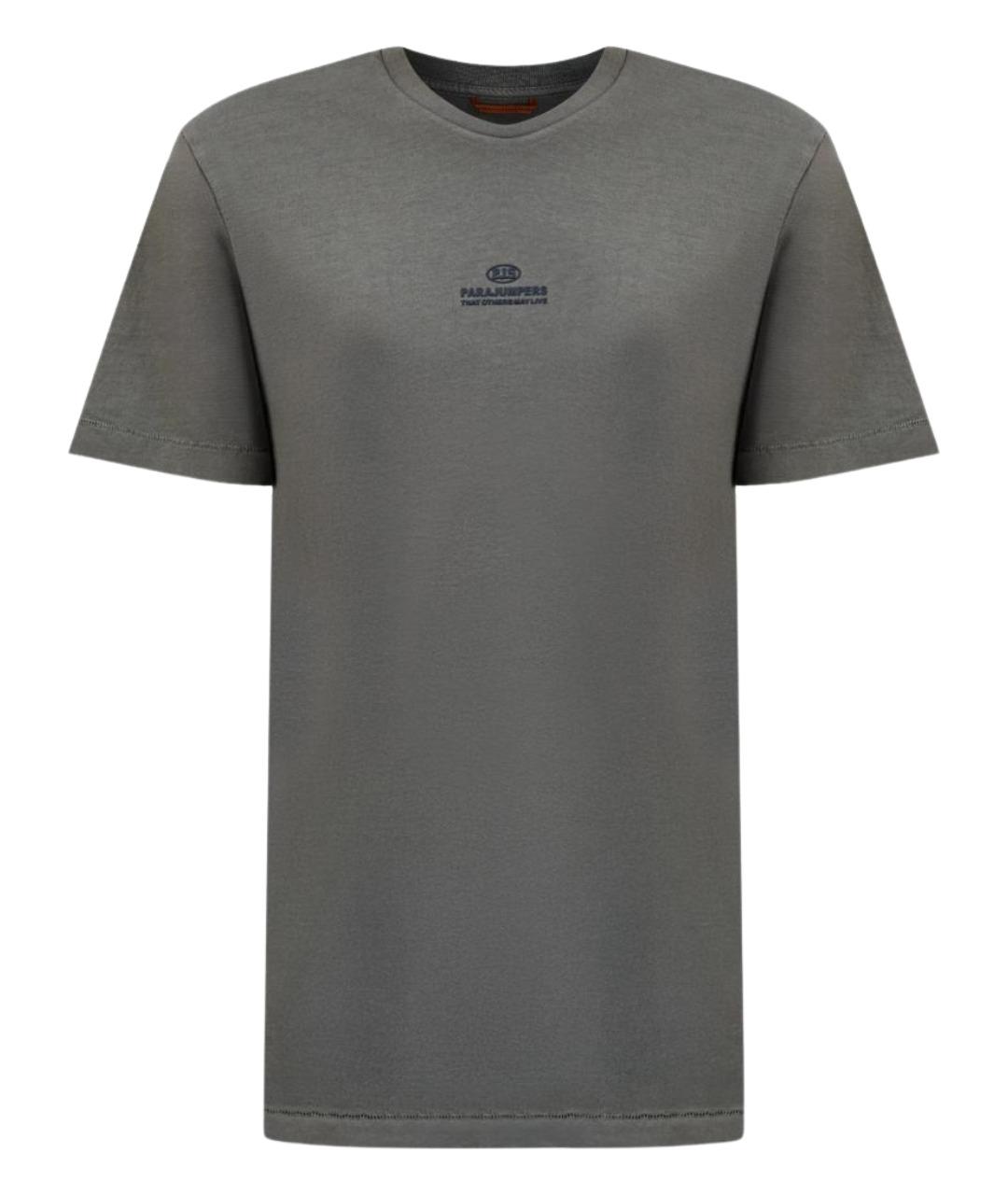 PARAJUMPERS Зеленая хлопковая футболка, фото 1