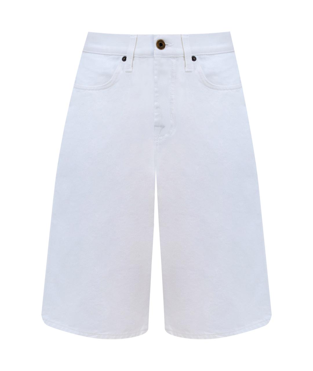 JACOB COHEN Белые хлопковые шорты, фото 1