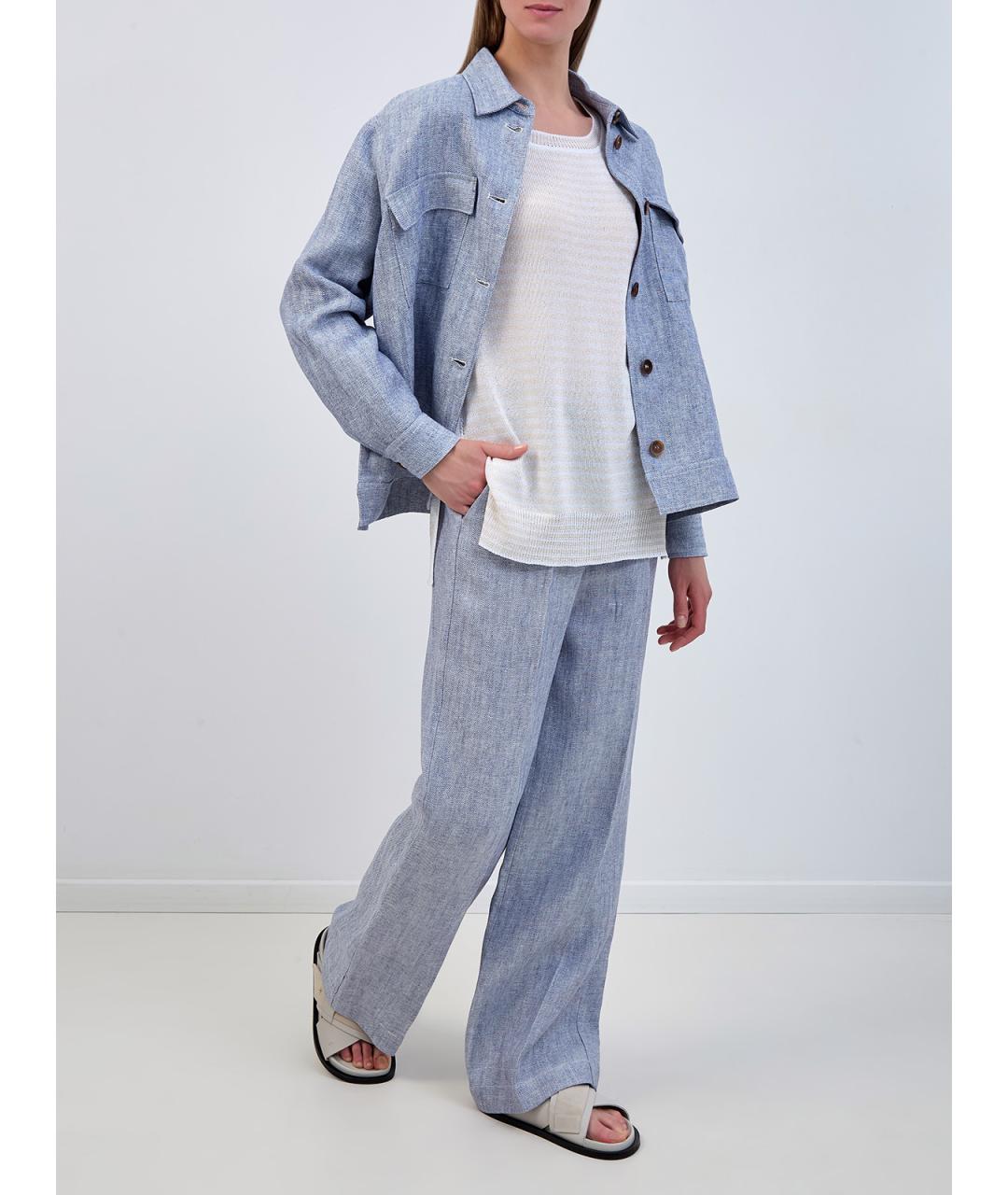 LORENA ANTONIAZZI Белый вискозный джемпер / свитер, фото 2