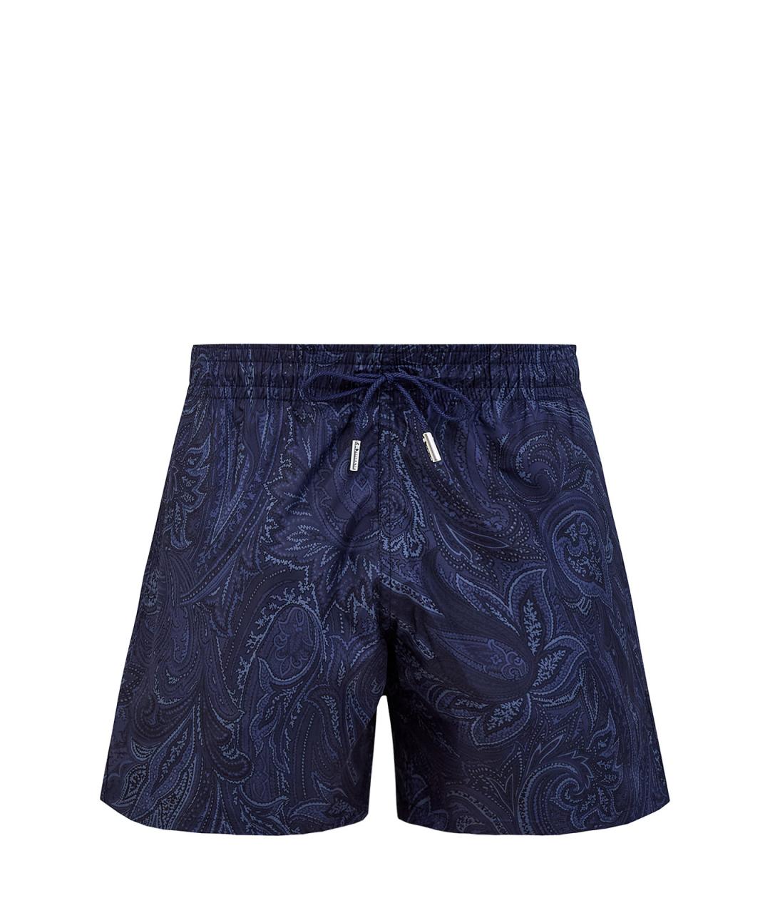 ETRO Темно-синие полиэстеровые плавки, фото 1