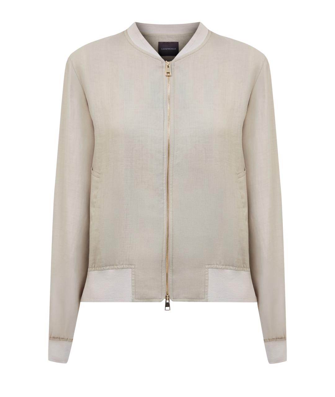 LORENA ANTONIAZZI Бежевая льняная куртка, фото 1