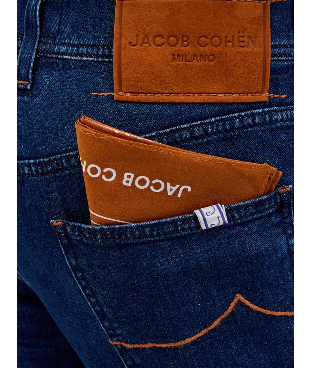 JACOB COHEN Синие хлопковые шорты, фото 5