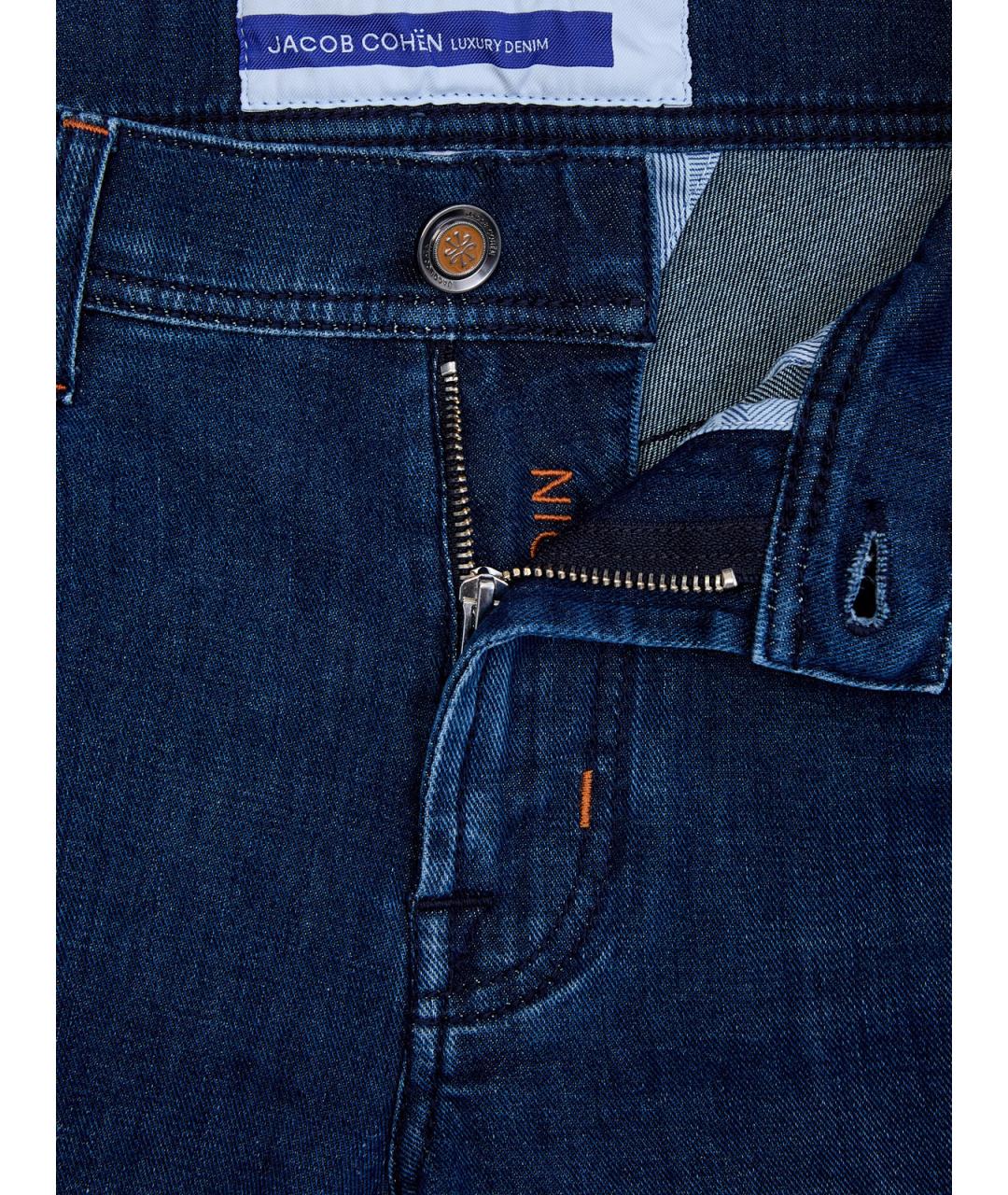 JACOB COHEN Синие хлопковые шорты, фото 6