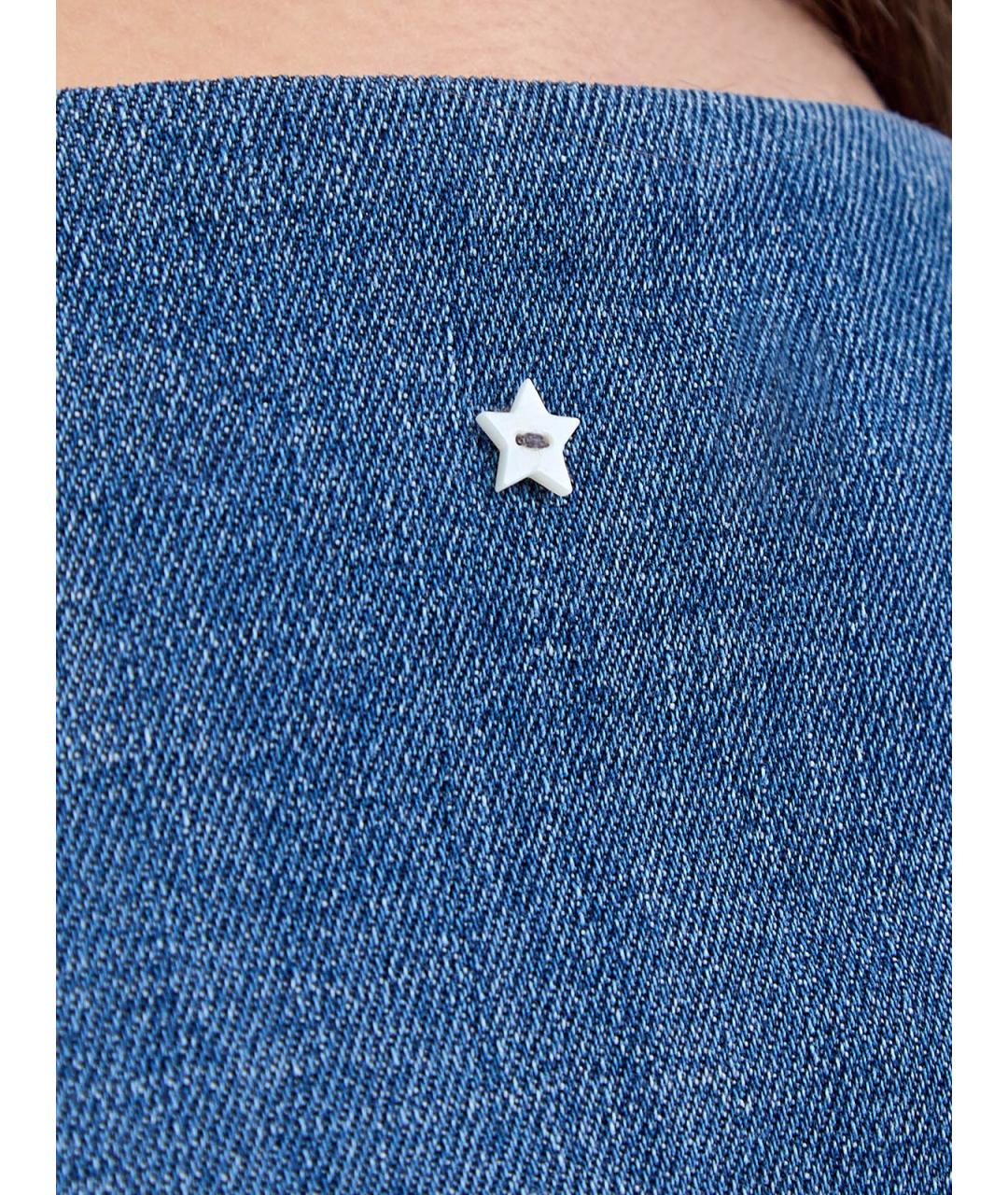 LORENA ANTONIAZZI Синий хлопковый жилет, фото 5