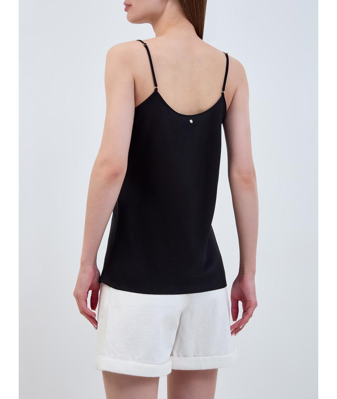 LORENA ANTONIAZZI Черная майка, фото 4