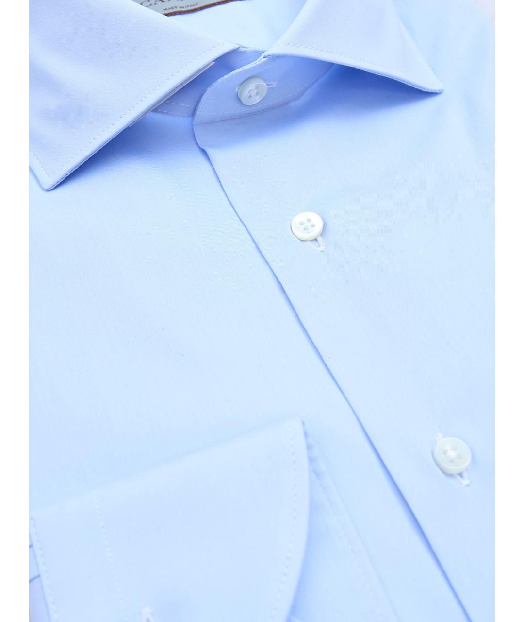 CANALI Голубая хлопковая кэжуал рубашка, фото 3