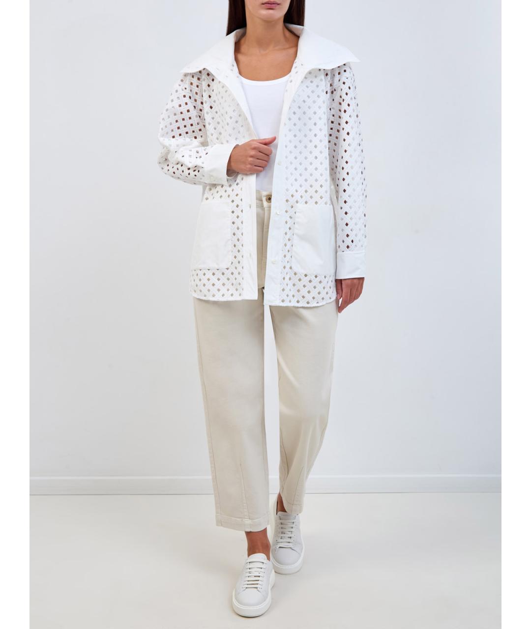 HERNO Белая полиэстеровая куртка, фото 2