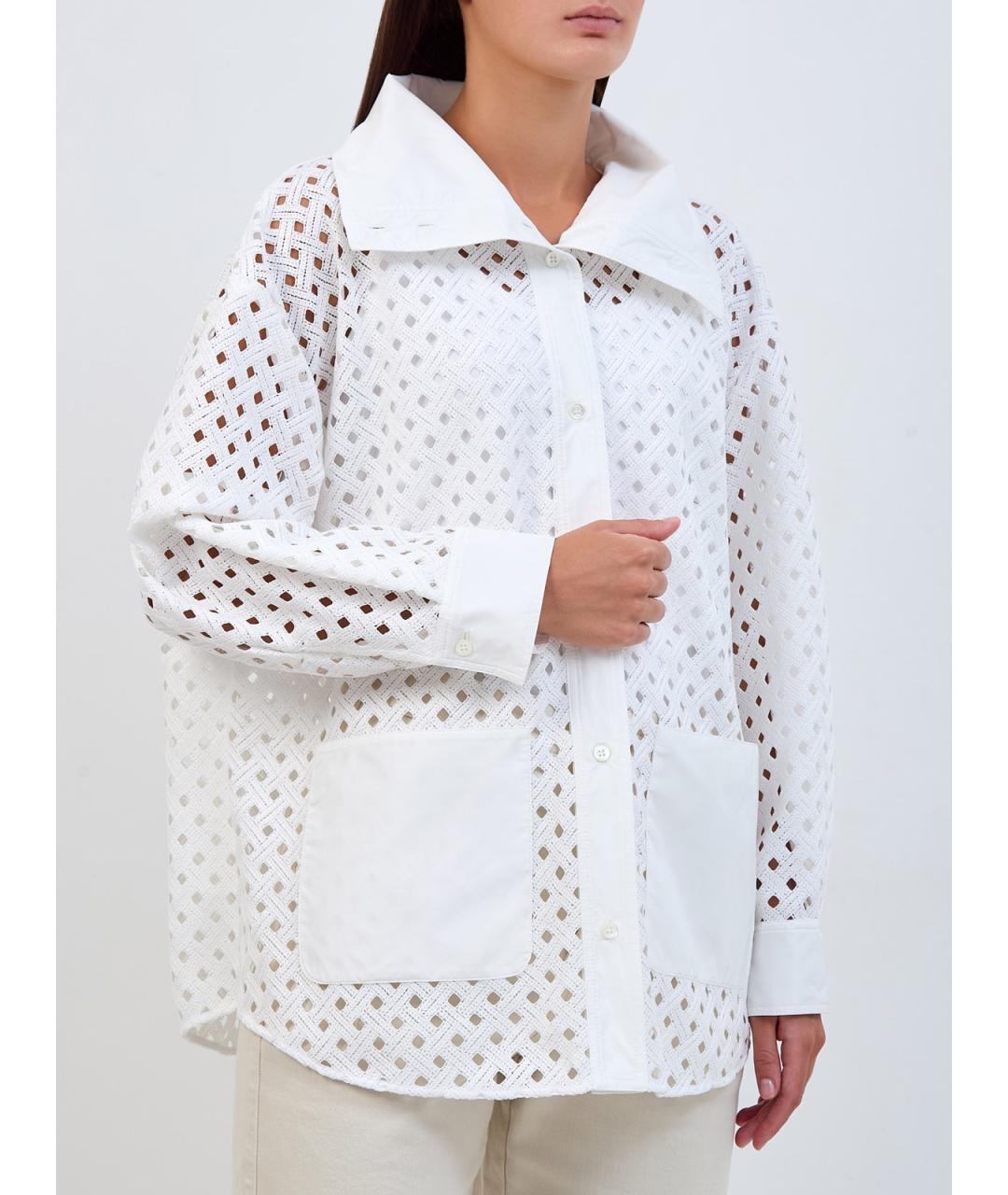 HERNO Белая полиэстеровая куртка, фото 3