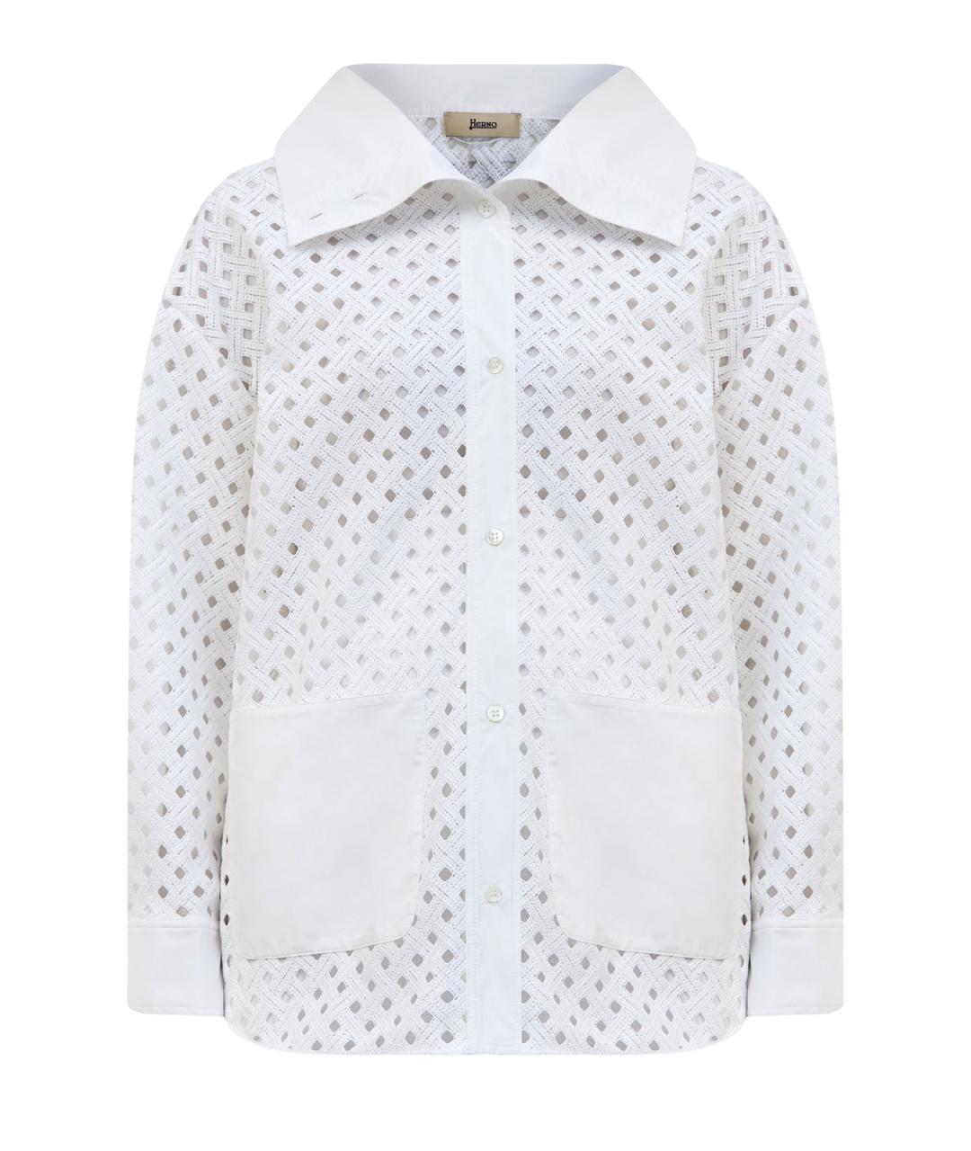 HERNO Белая полиэстеровая куртка, фото 1