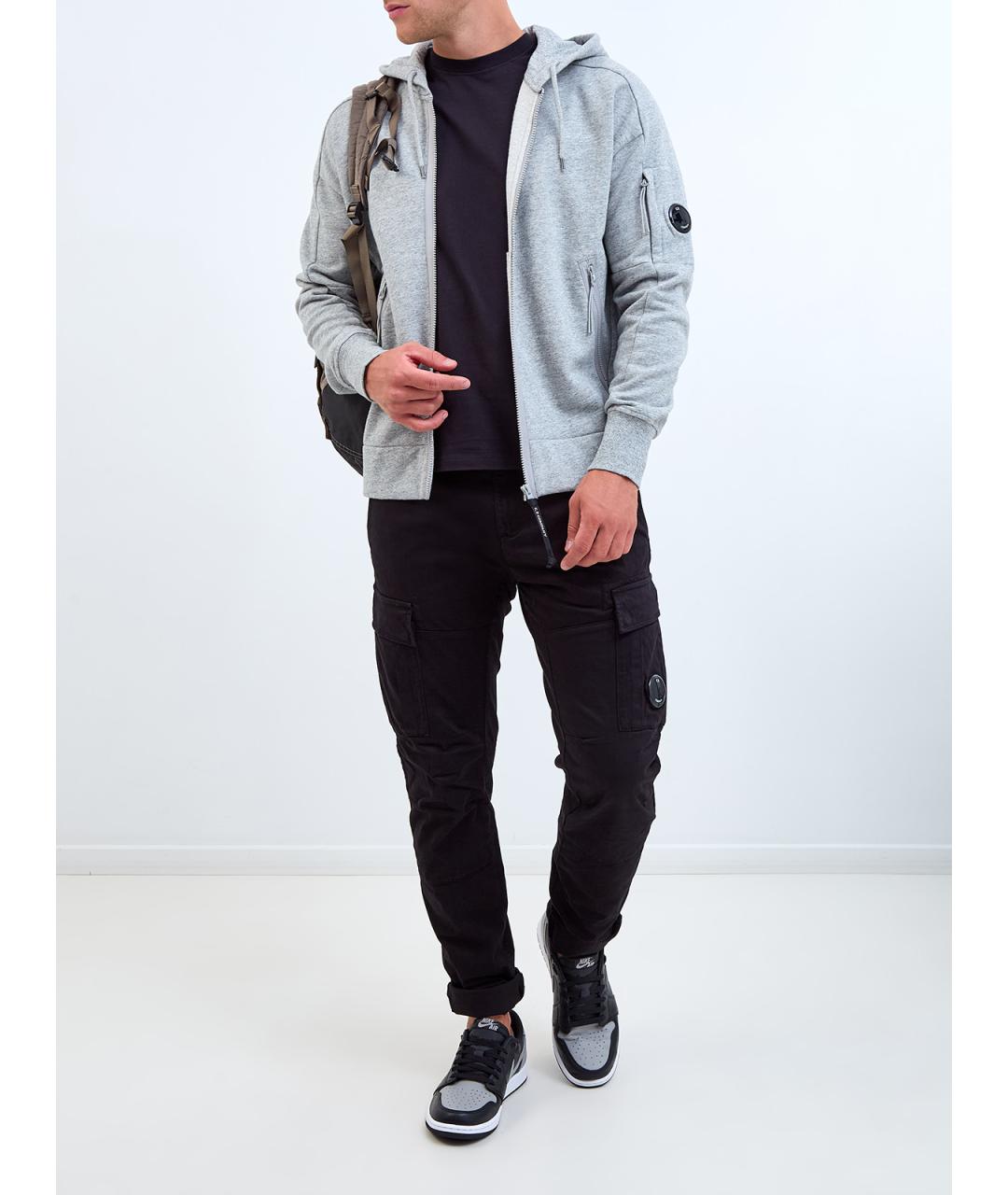 CP COMPANY Черная хлопковая футболка, фото 2