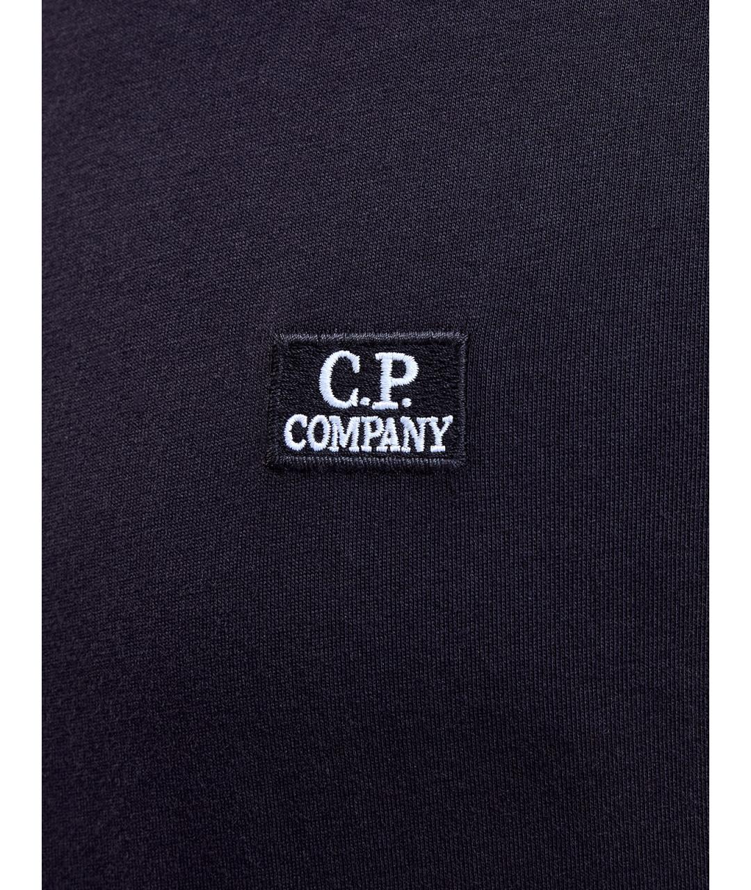 CP COMPANY Черная хлопковая футболка, фото 5
