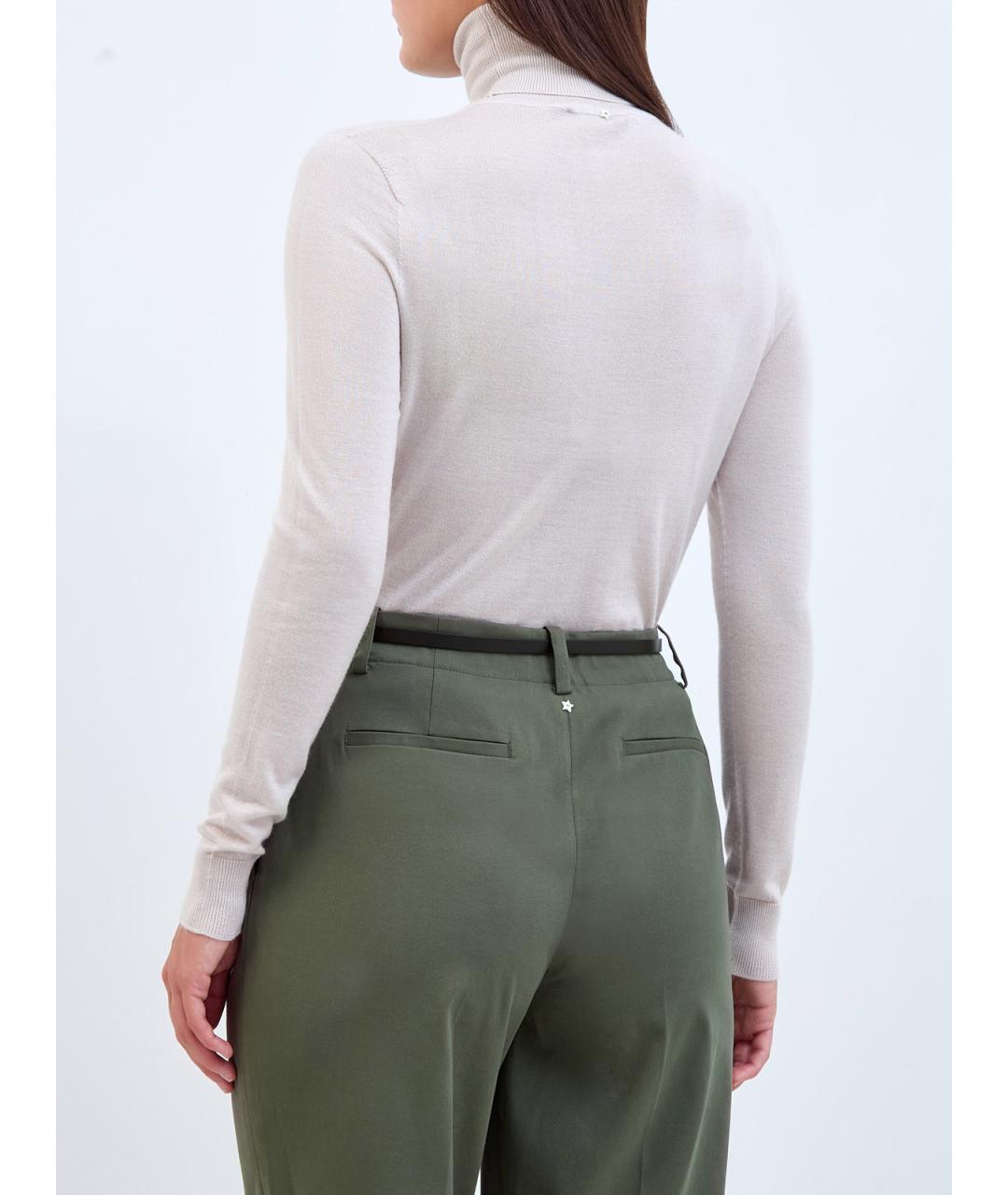 LORENA ANTONIAZZI Белая кашемировая водолазка, фото 4