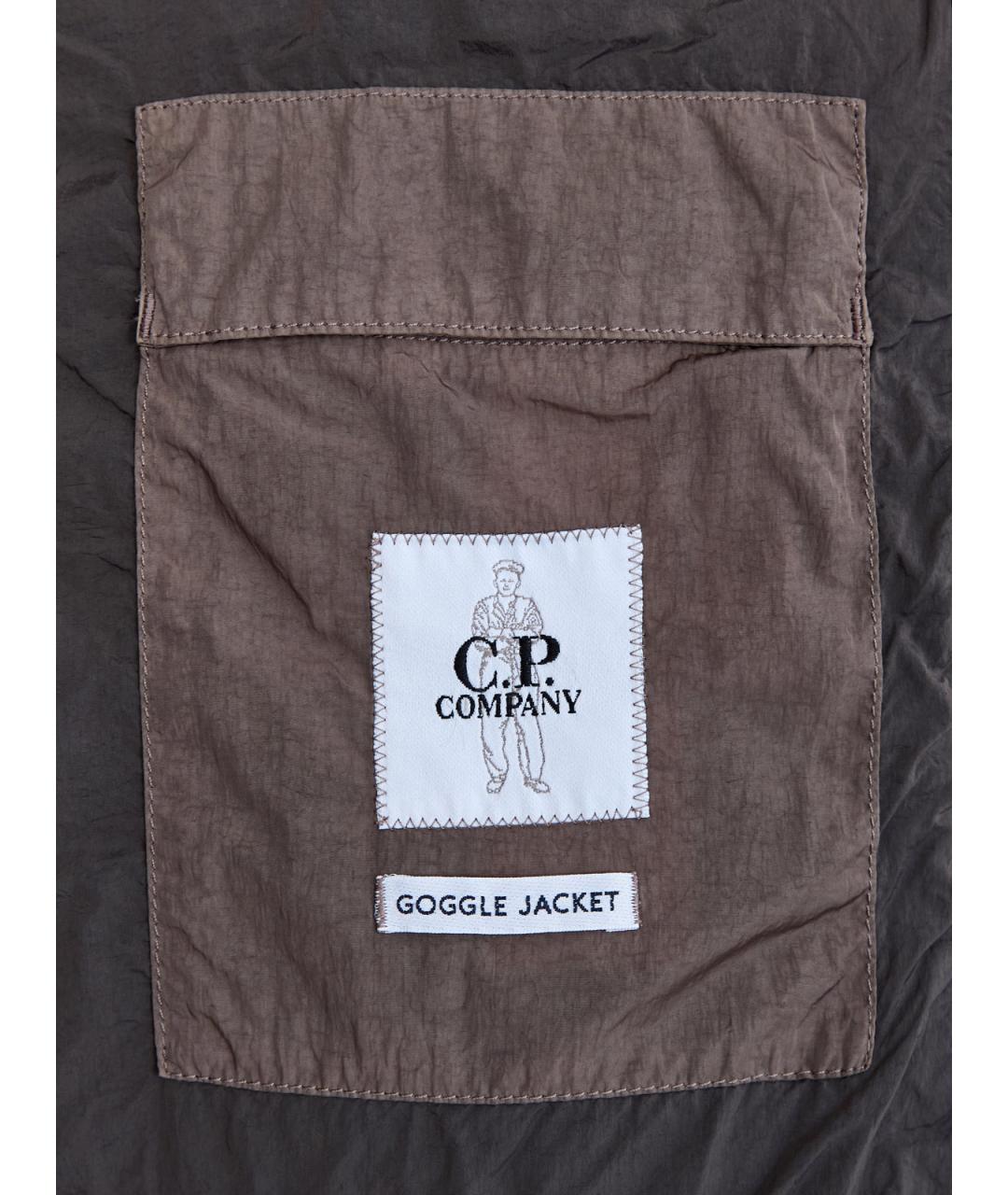 CP COMPANY Зеленый полиамидовый пуховик, фото 6