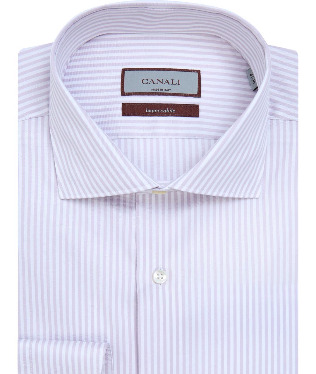 CANALI Розовая хлопковая кэжуал рубашка, фото 2