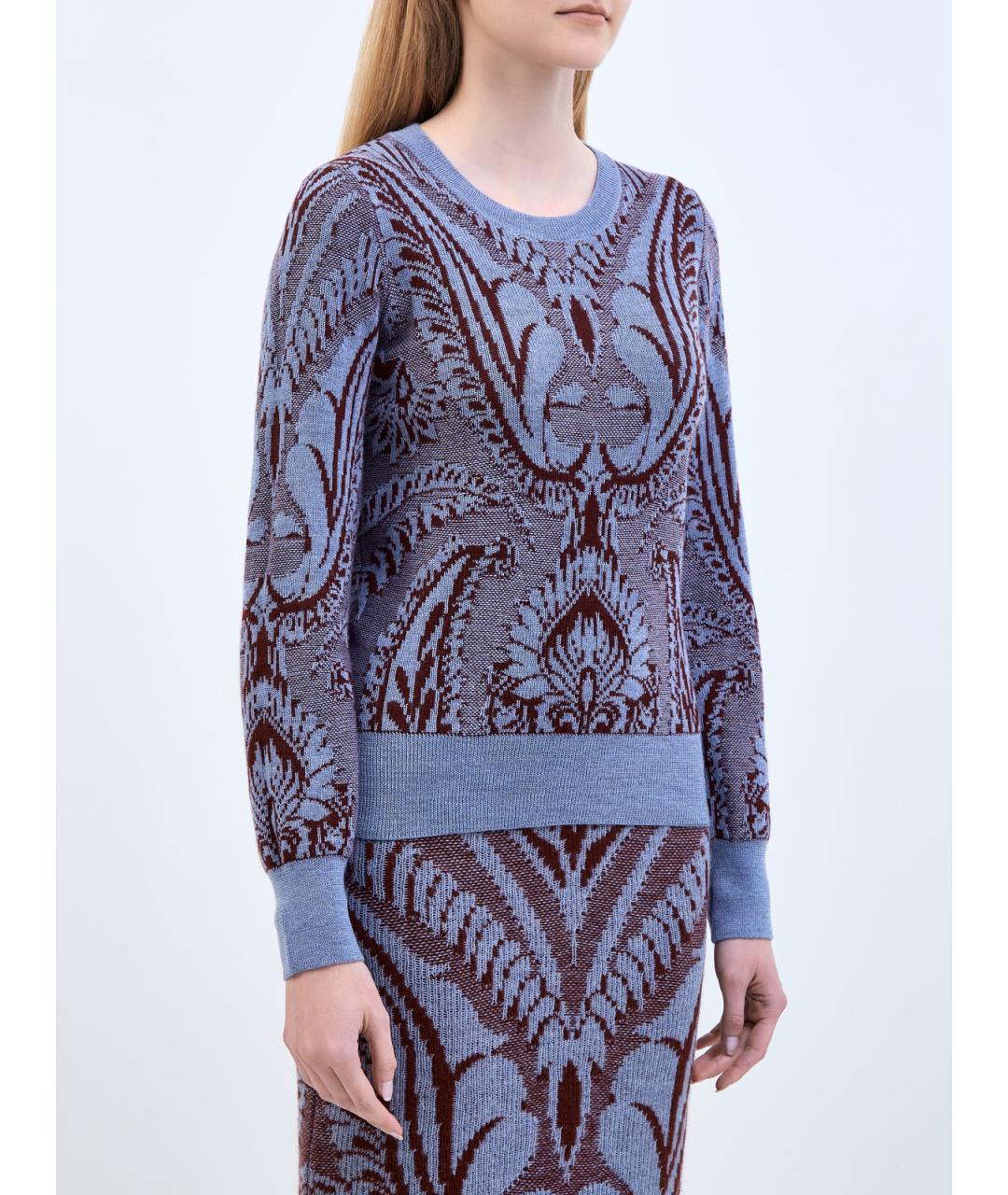 ETRO Голубой шерстяной джемпер / свитер, фото 3