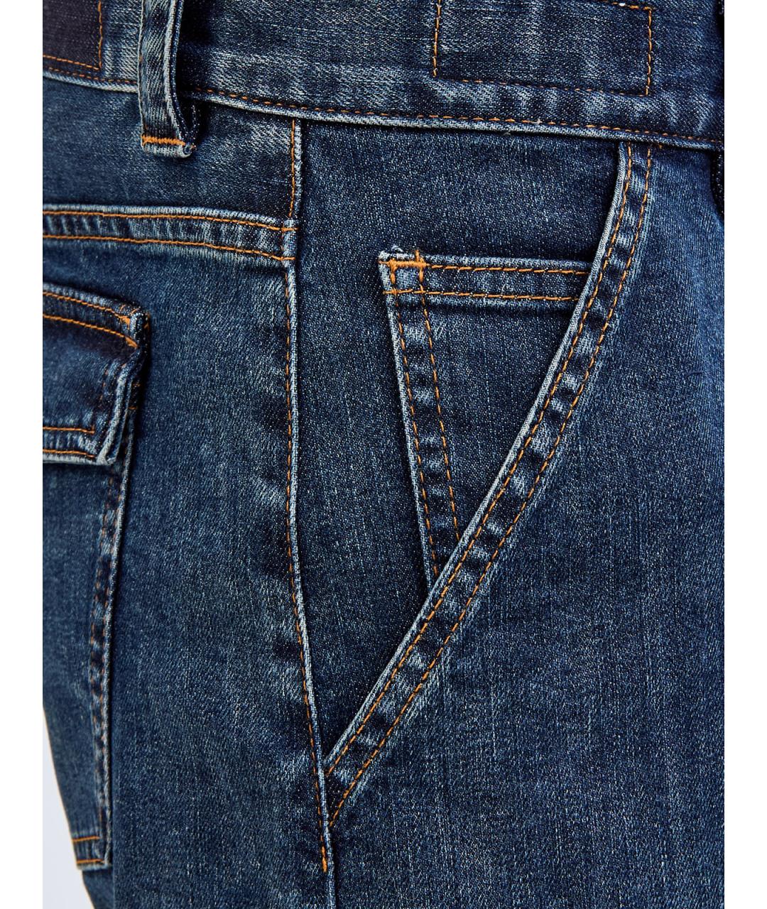 ELEVENTY Синие хлопковые джинсы скинни, фото 5