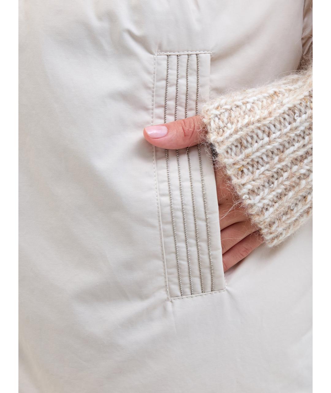 PESERICO Бежевая куртка, фото 5