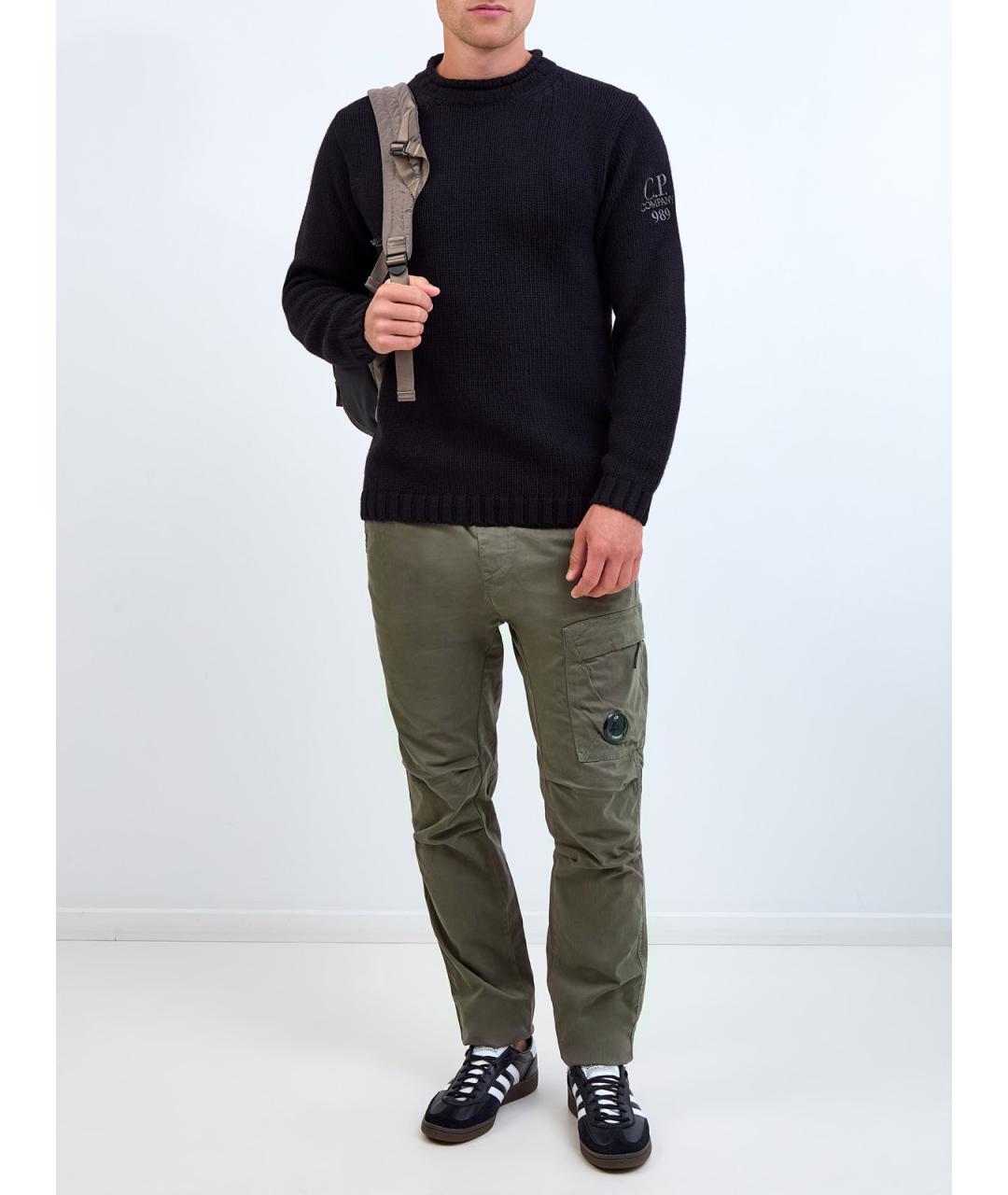 CP COMPANY Черный шерстяной джемпер / свитер, фото 2