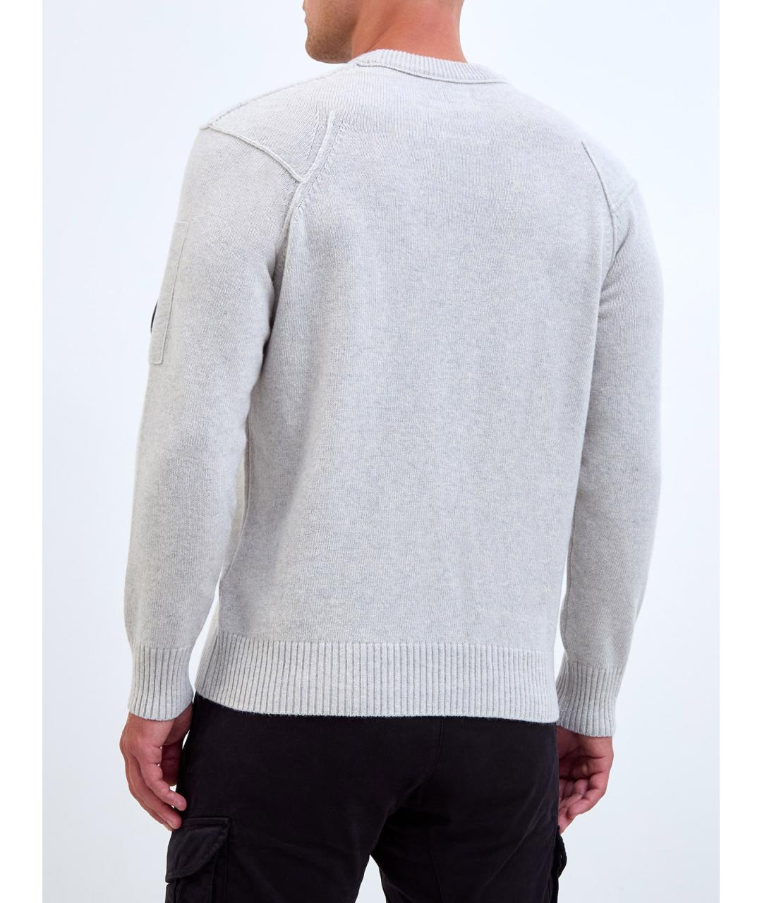CP COMPANY Серый шерстяной джемпер / свитер, фото 4