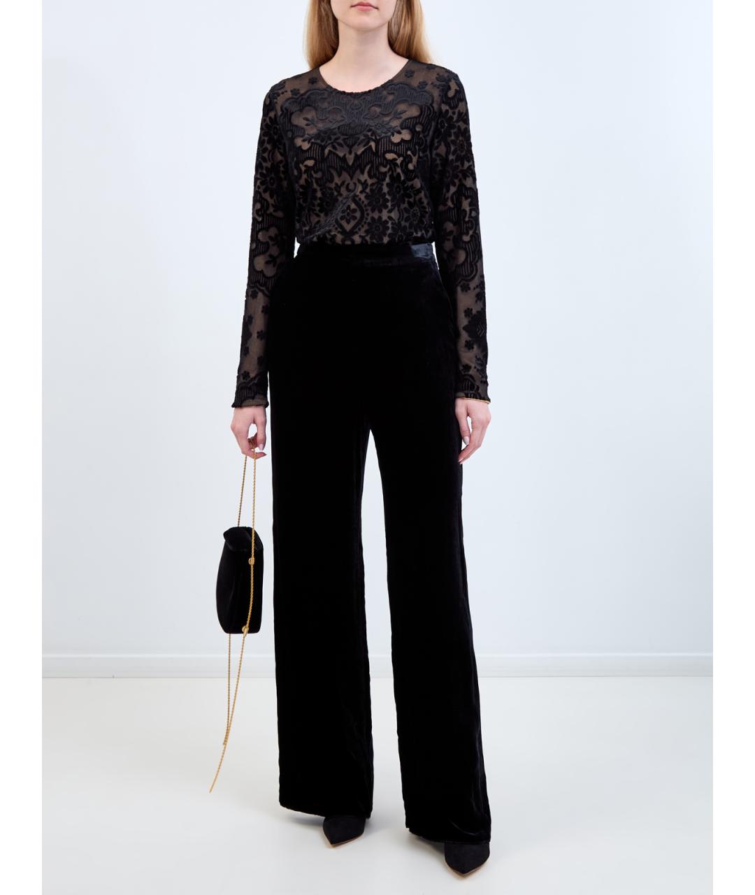 ETRO Черная шерстяная блузы, фото 2