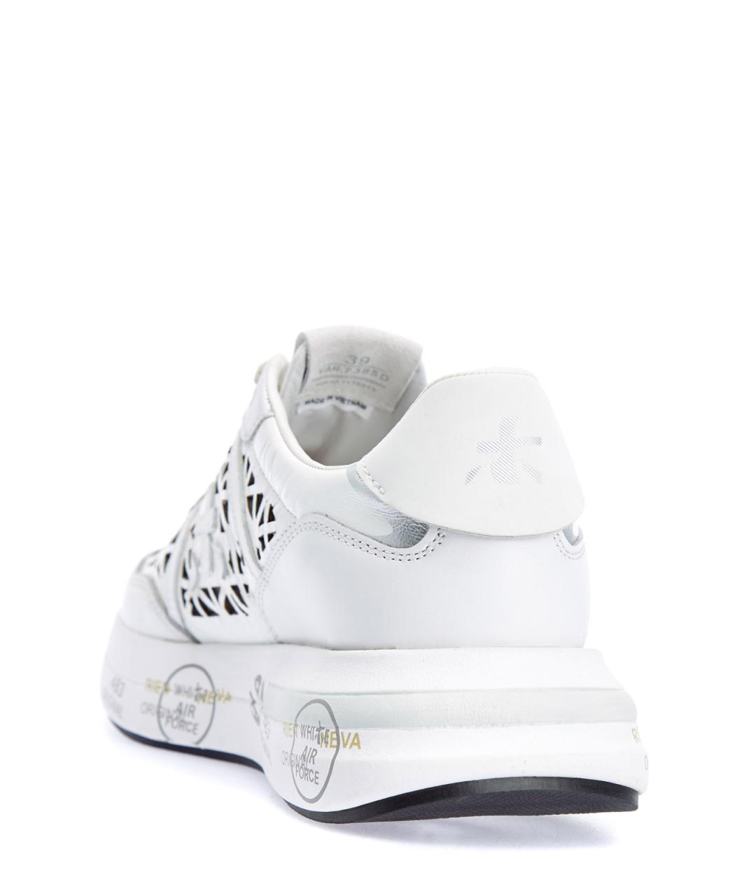 PREMIATA Белые кожаные кроссовки, фото 4