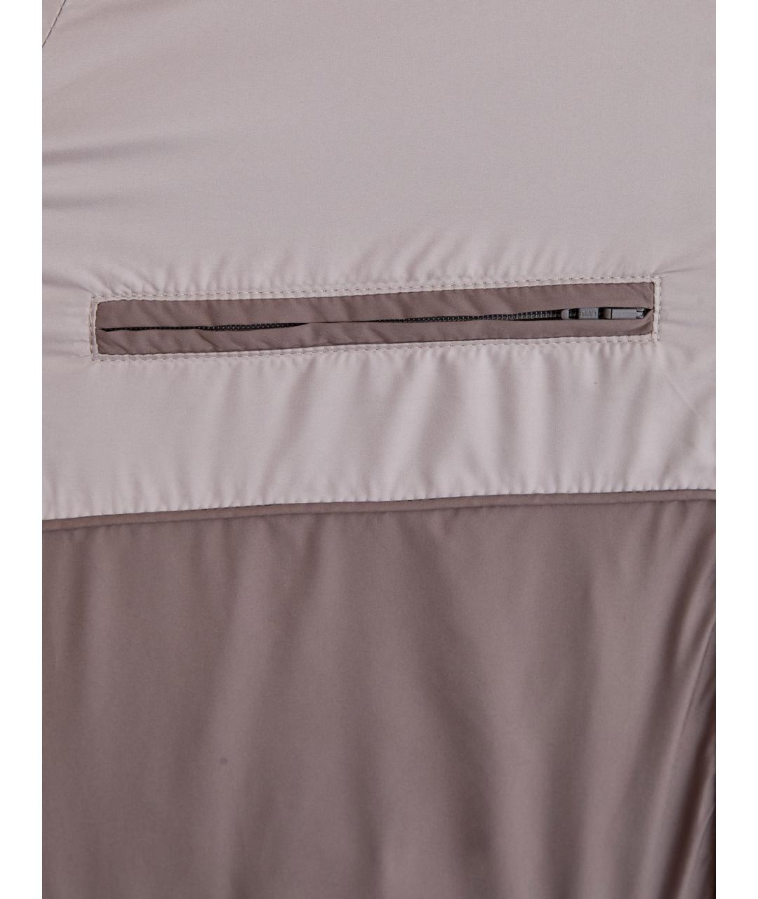 HERNO Бежевая полиэстеровая куртка, фото 6