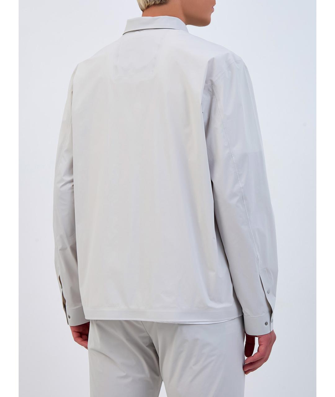 HERNO Серая кэжуал рубашка, фото 4