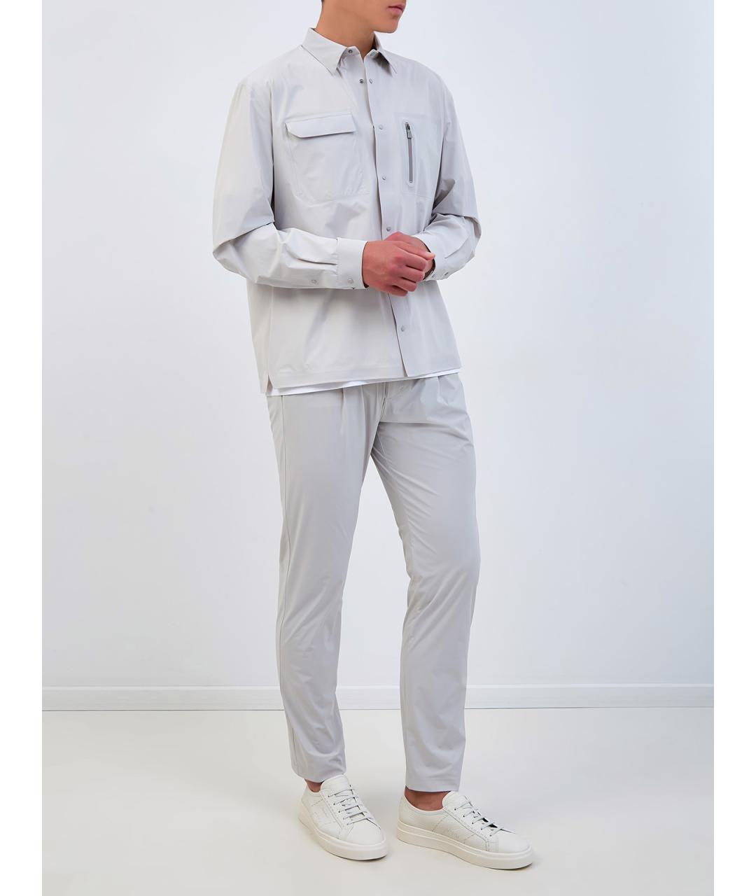 HERNO Серая кэжуал рубашка, фото 2