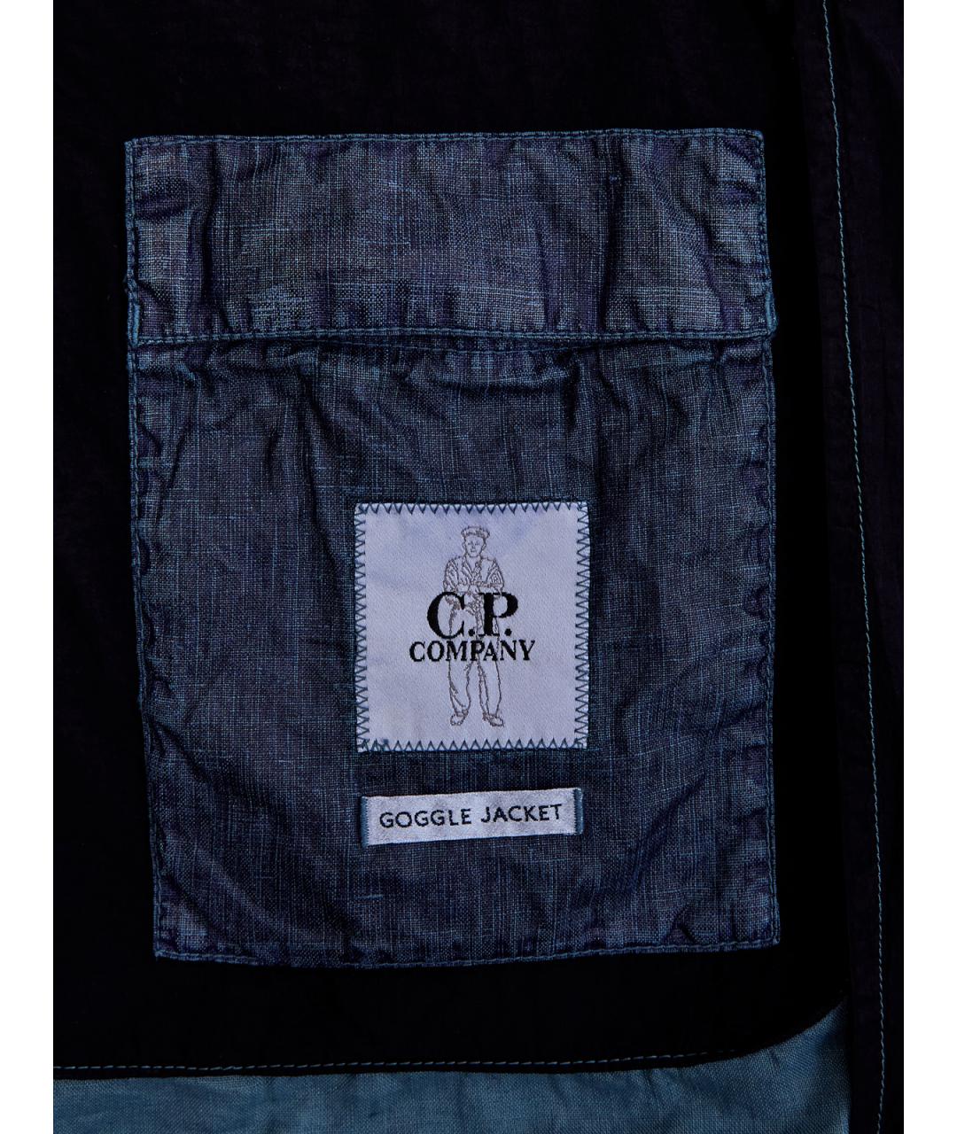 CP COMPANY Синяя льняная куртка, фото 6