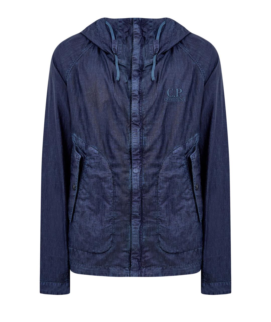 CP COMPANY Синяя льняная куртка, фото 1