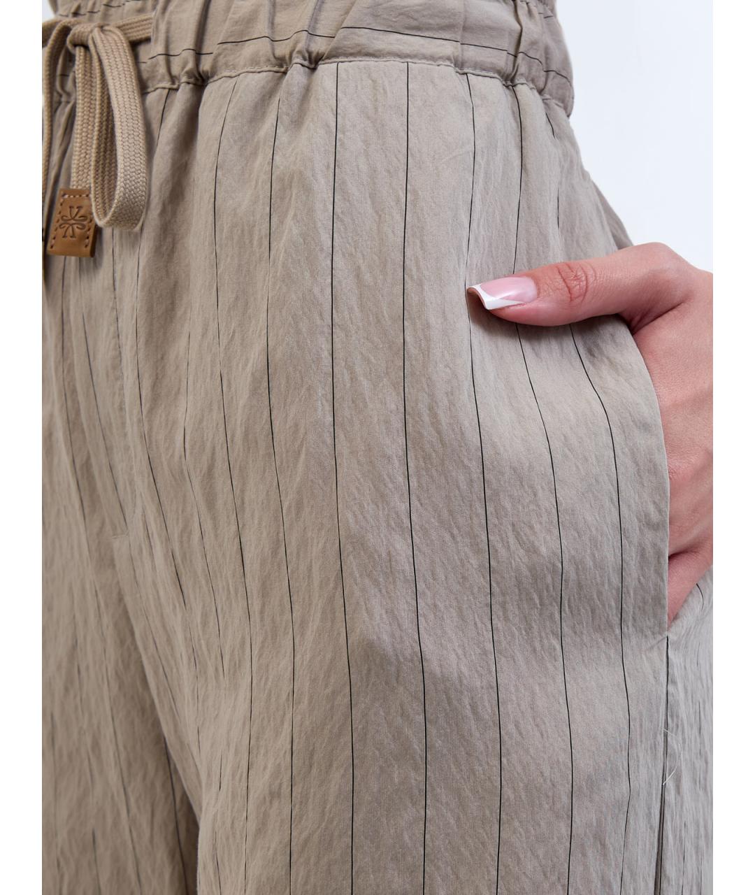 JACOB COHEN Бежевые прямые брюки, фото 5