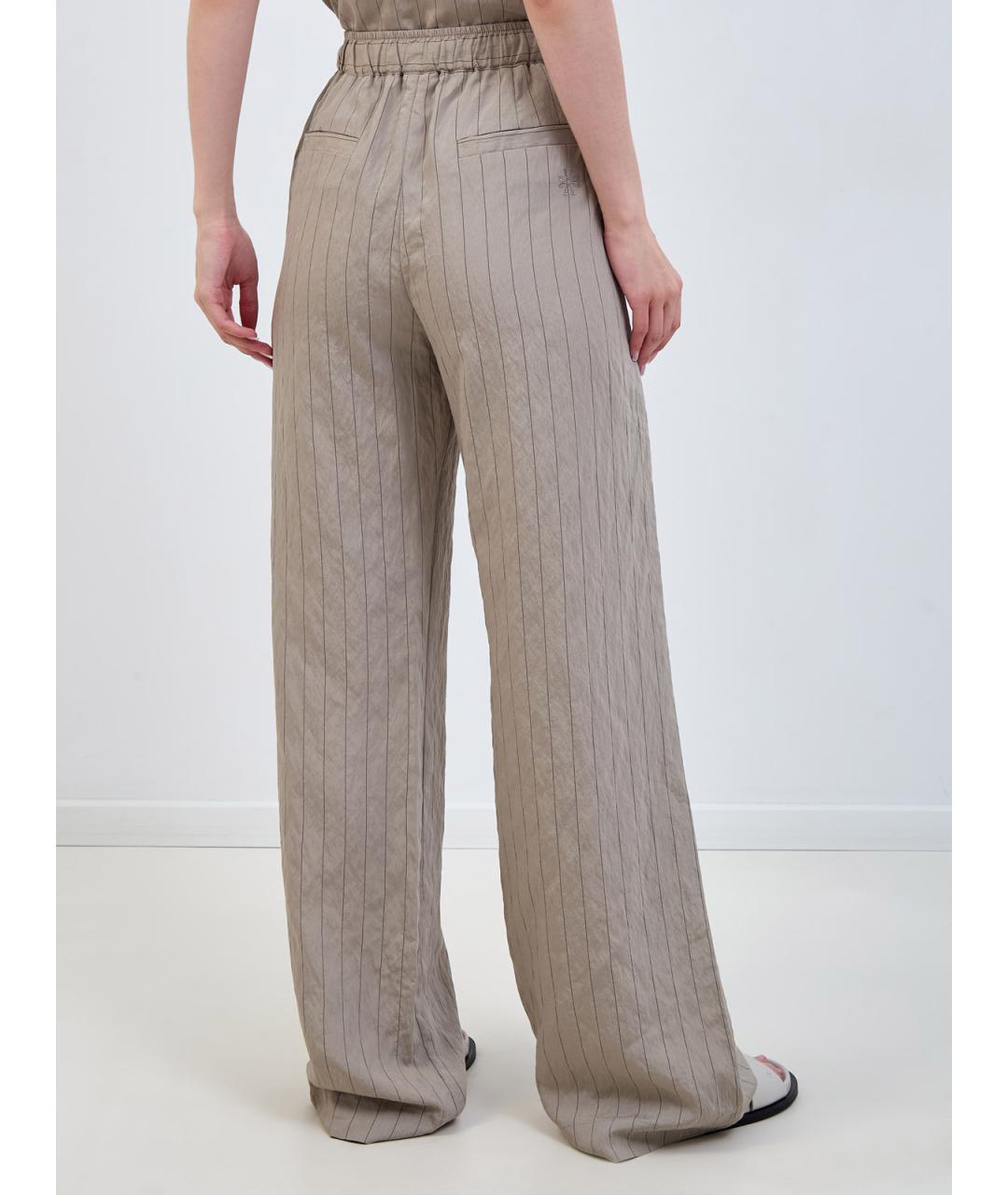 JACOB COHEN Бежевые прямые брюки, фото 4