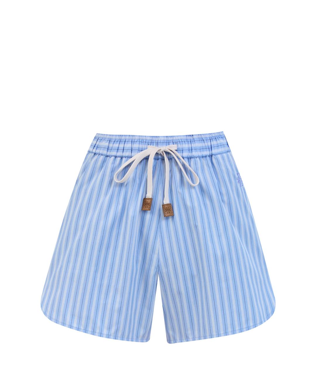 JACOB COHEN Голубые хлопковые шорты, фото 6