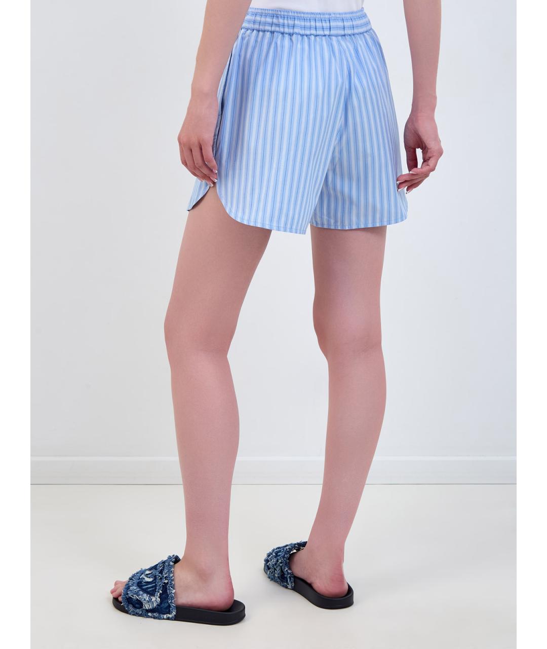 JACOB COHEN Голубые хлопковые шорты, фото 4