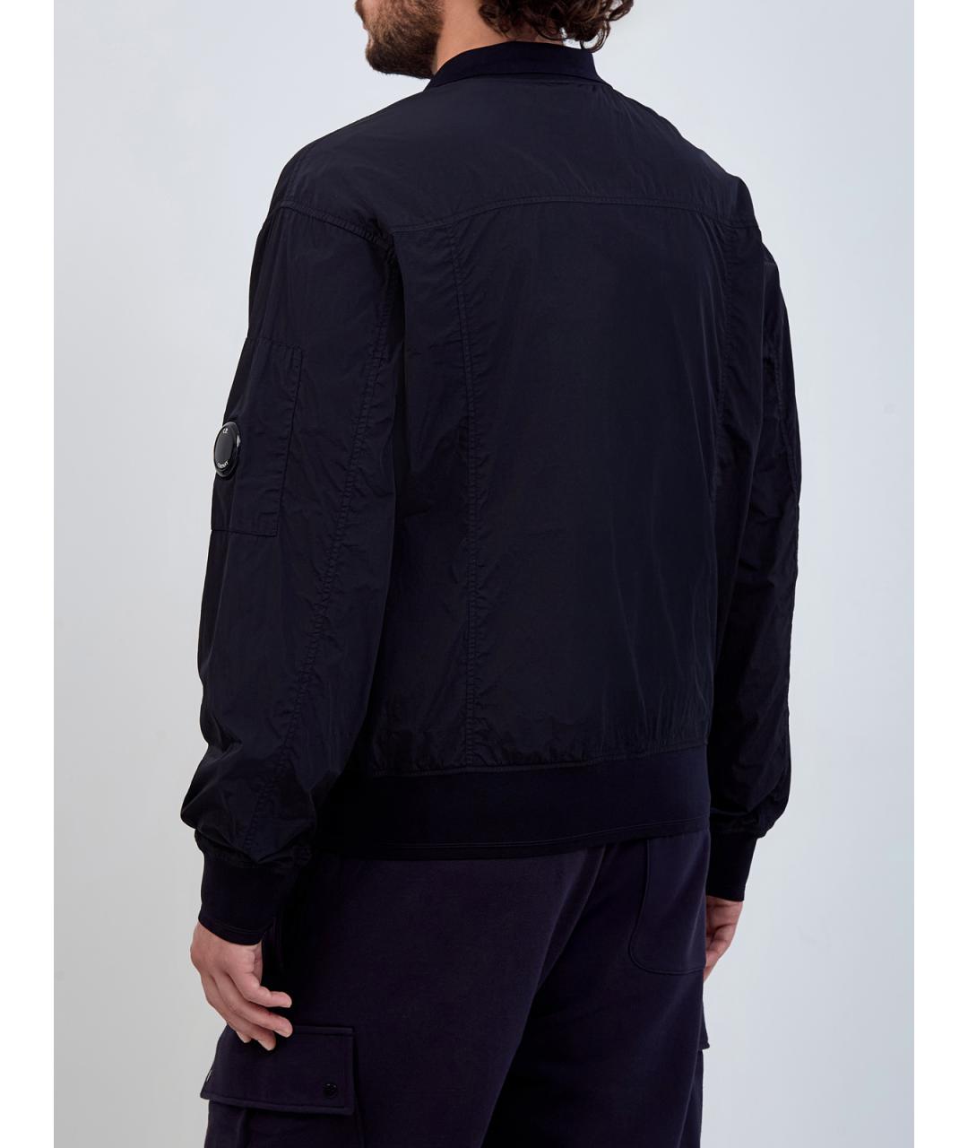 CP COMPANY Темно-синяя полиамидовая куртка, фото 4