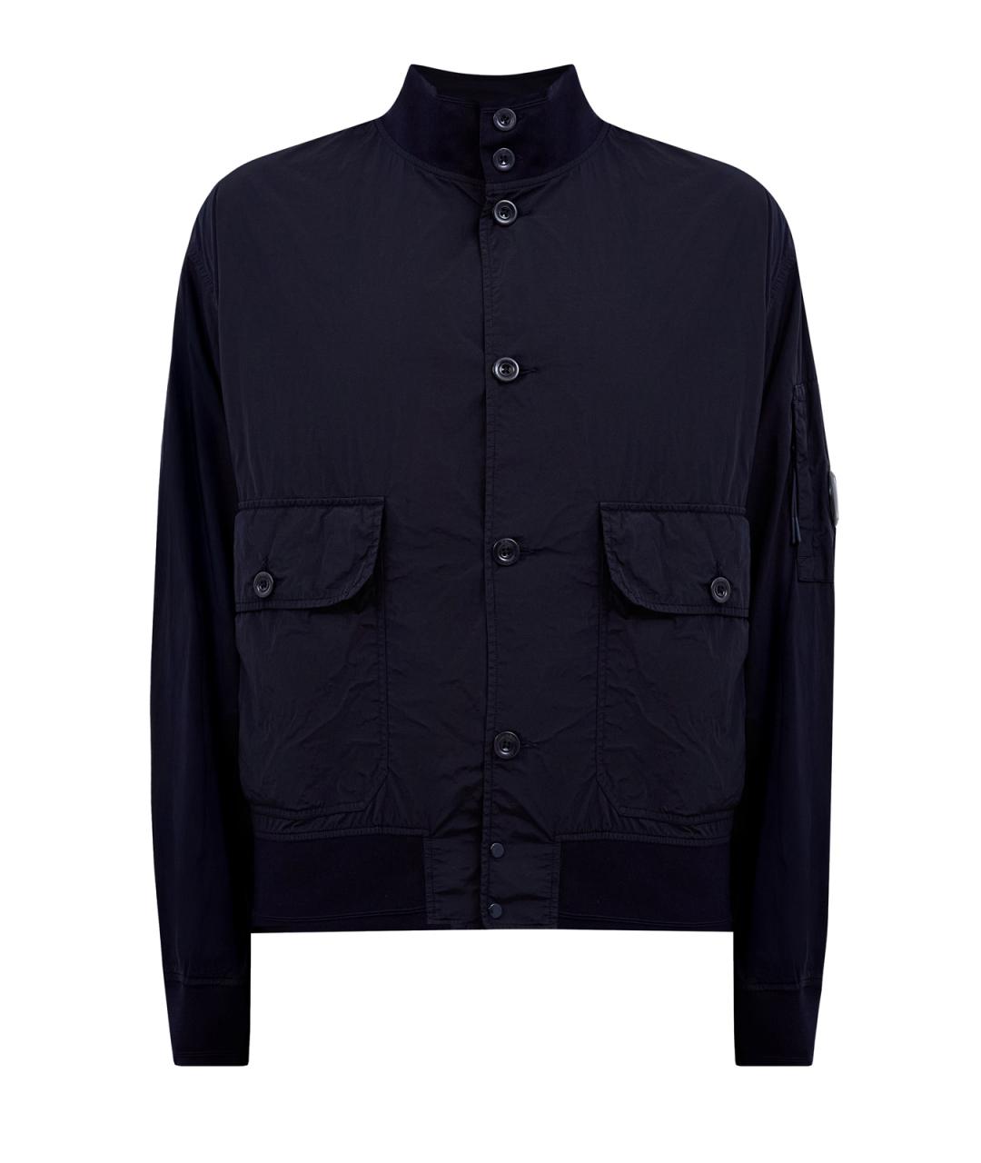 CP COMPANY Темно-синяя полиамидовая куртка, фото 1