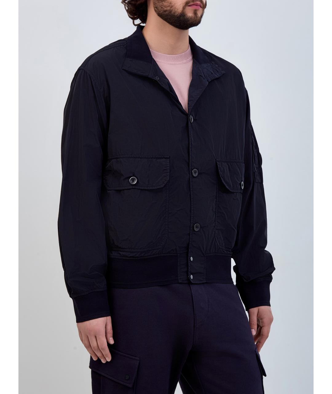 CP COMPANY Темно-синяя полиамидовая куртка, фото 3