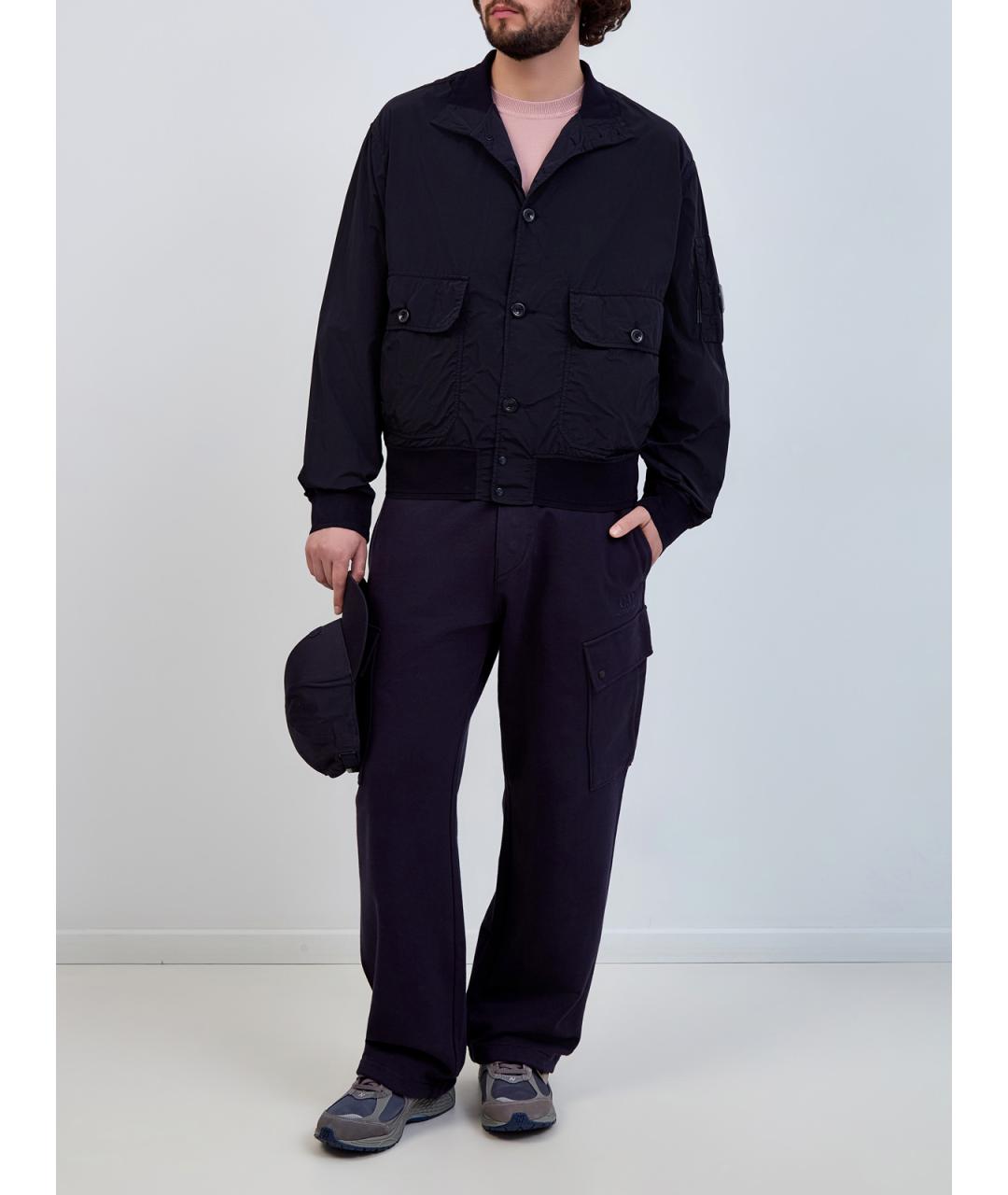 CP COMPANY Темно-синяя полиамидовая куртка, фото 2