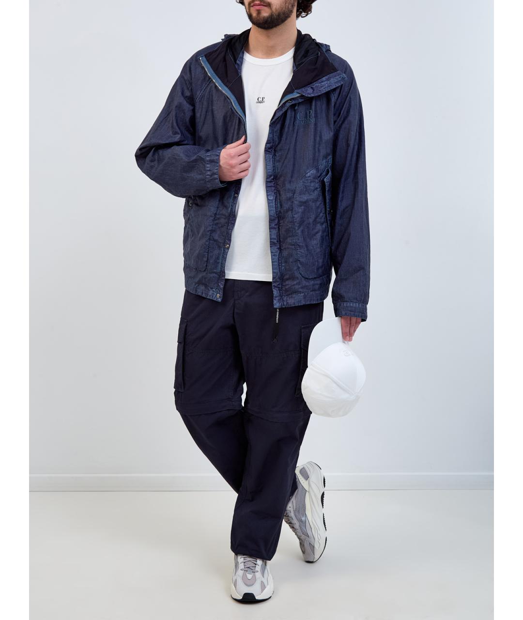 CP COMPANY Белая хлопковая футболка, фото 2