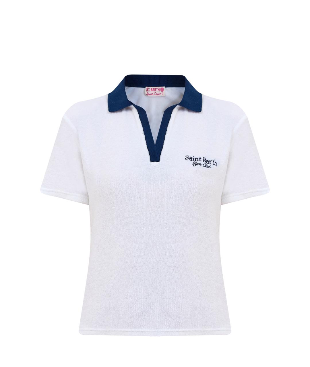MC2 SAINT BARTH Белая хлопковая футболка, фото 1