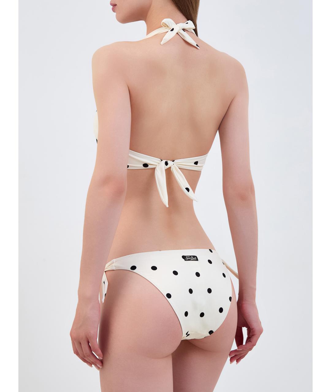 MC2 SAINT BARTH Белый полиамидовый купальник, фото 3