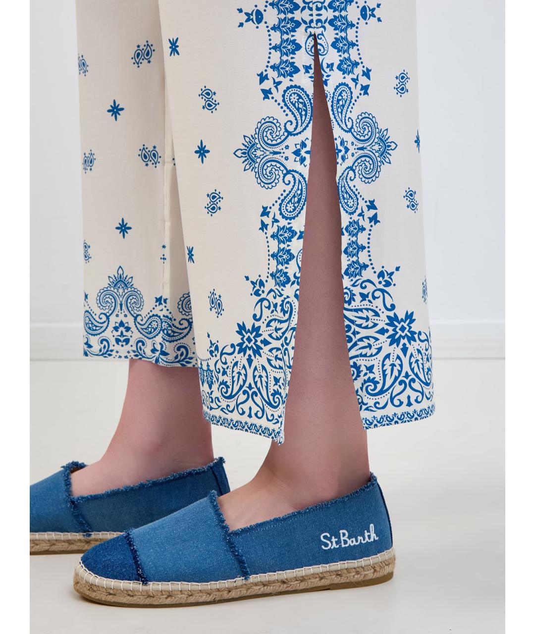 MC2 SAINT BARTH Мульти прямые брюки, фото 5